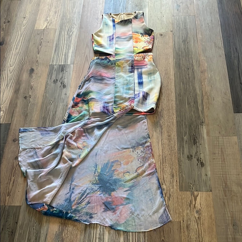 Lança Perfume Tropical Asymmetrical Dress Size: XS-S